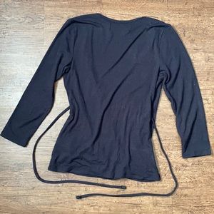 NWOT Abercrombie Faux-Wrap Tee XS